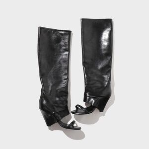 rare maison margiela runway knee high boots 39
